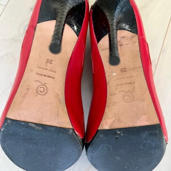 Alexander McQueen pumps 38 IT black and red - Picture 6 of 9